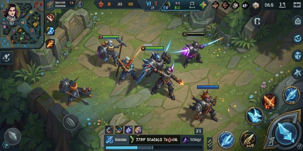 Tampilan gameplay 77RP yang menarik dan strategis.