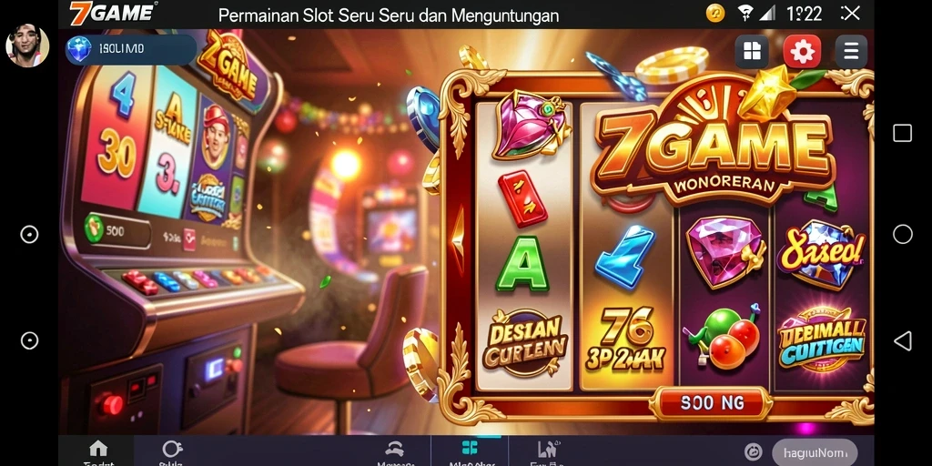 Skrinsut gameplay Slot yang menarik di 7GAME.