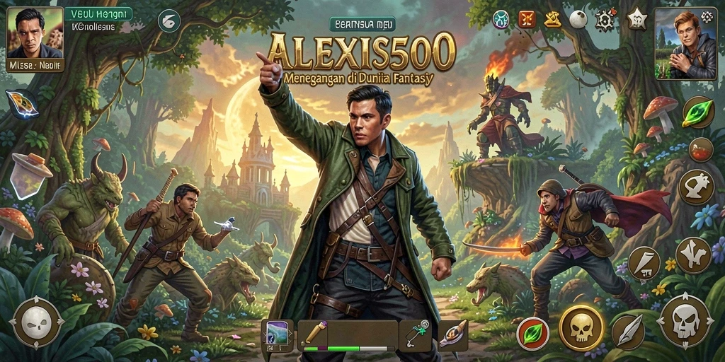 Gameplay mendebarkan ALEXIS500 menampilkan karakter dalam petualangan seru.