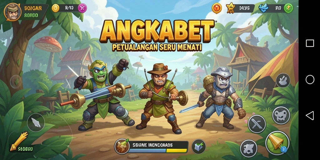 Screenshot dari gameplay epic di ANGKABET yang menunjukkan petualangan menyenangkan.