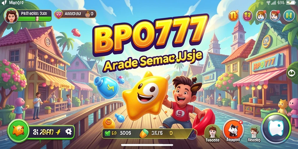 Screenshot gameplay BPO777 menampilkan aksi seru dalam permainan Arcade.