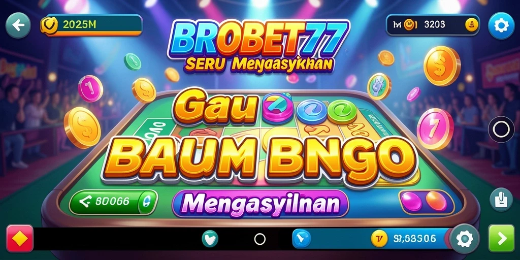 Tampilan gameplay seru dan menyenangkan dalam BROBET77.