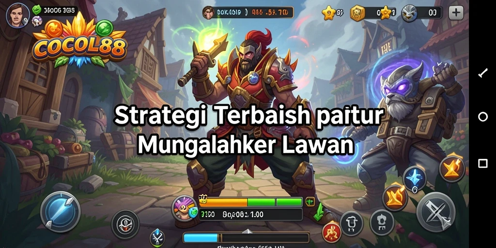 Screenshot gameplay COCOL88 menampilkan pertempuran strategis yang intens.