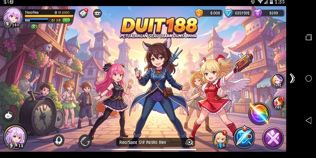 Tampilan gameplay DUIT188 yang memukau dalam dunia Anime.