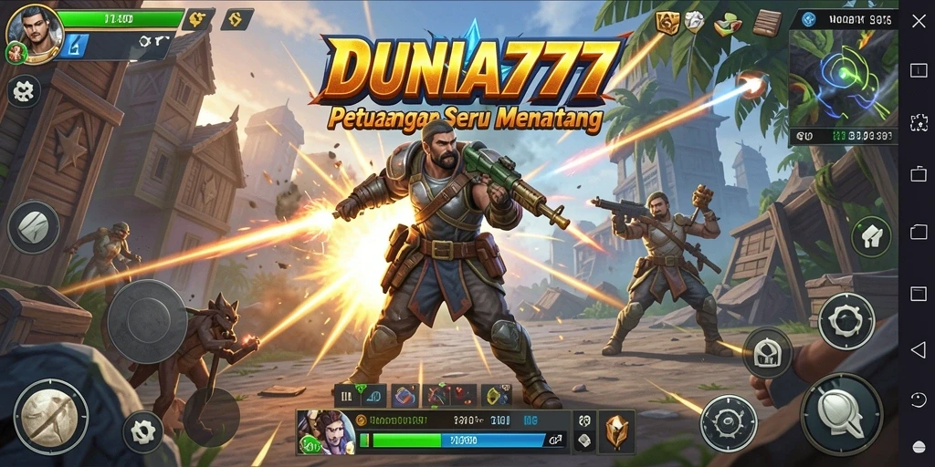 Gameplay aksi seru di DUNIA777 yang mengasyikkan.