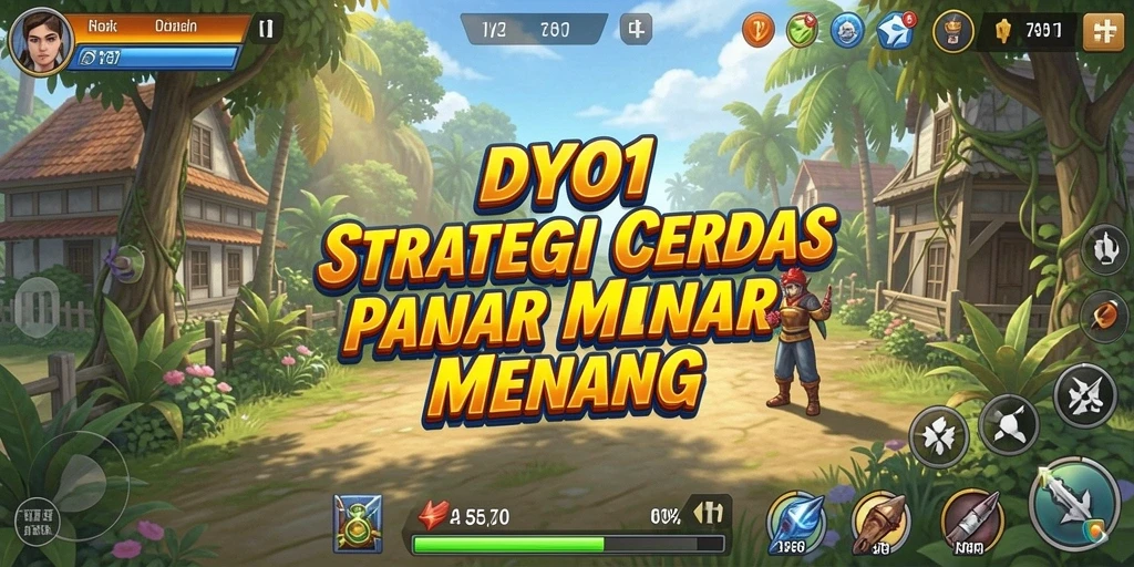 Tampilan menarik dari gameplay DYO1 yang menguji strategi.