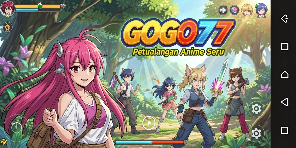 Tangkapan layar GOGO77 yang menampilkan aksi seru dalam game Anime.