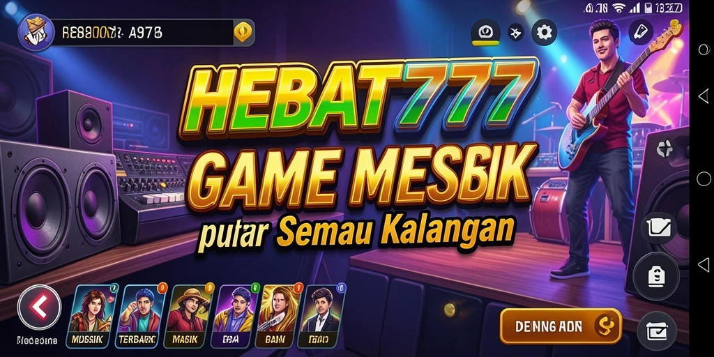 Gameplay menarik dari HEBAT777 menampilkan berbagai pilihan lagu dan tantangan.