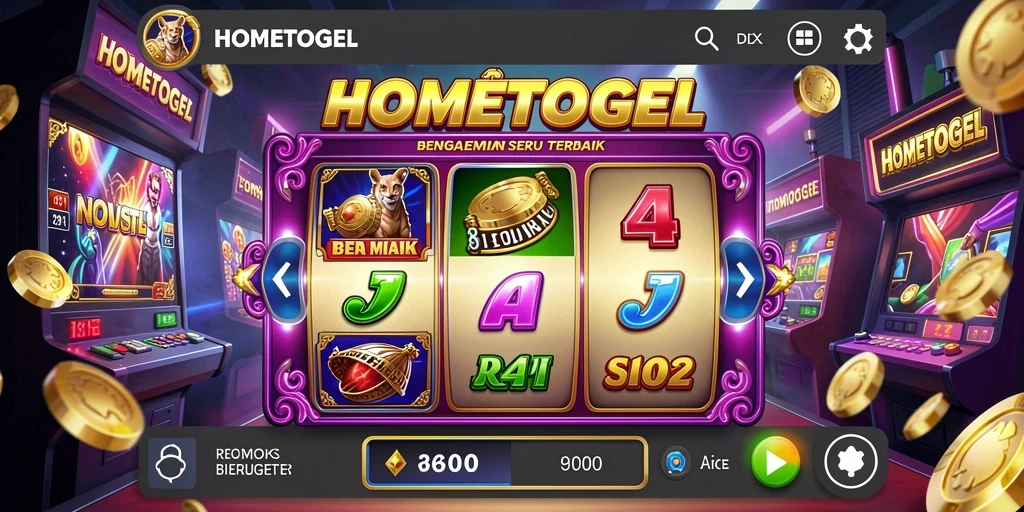 Tampilan menarik dari gameplay Slot HOMETOGEL yang mengasyikkan.