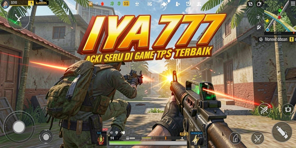 Tampilan aksi mendebarkan dari gameplay TPS IYA777.