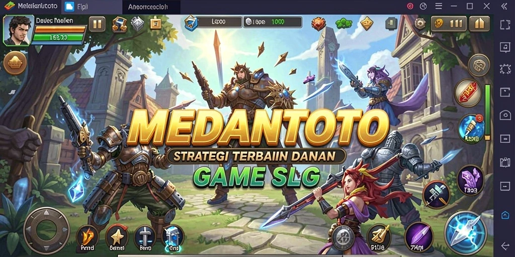Tampilan gameplay yang menegangkan di MEDANTOTO.