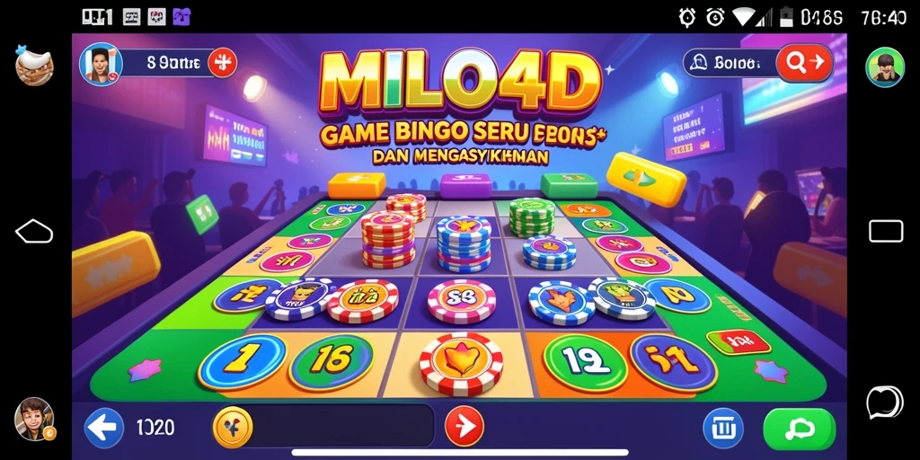 Tampilan gameplay seru dan interaktif di MILO4D.