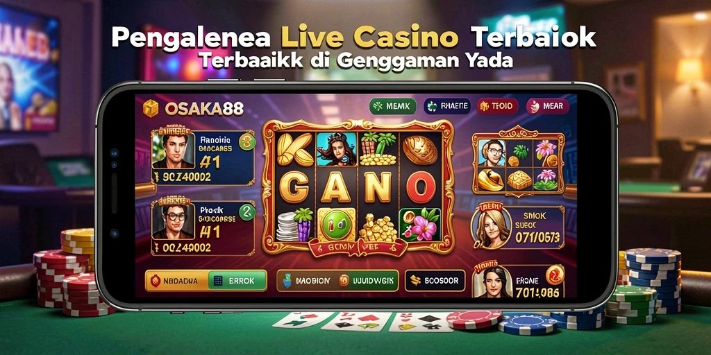 Gameplay Live Casino yang menarik dan interaktif dalam OSAKA88.