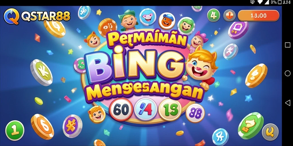 Screenshot gameplay QQSTAR88 menunjukkan keseruan bermain Bingo yang penuh tantangan.