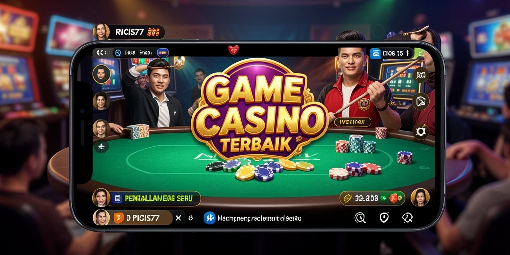 Tampilan gameplay menarik dari RICIS77 di Live Casino.