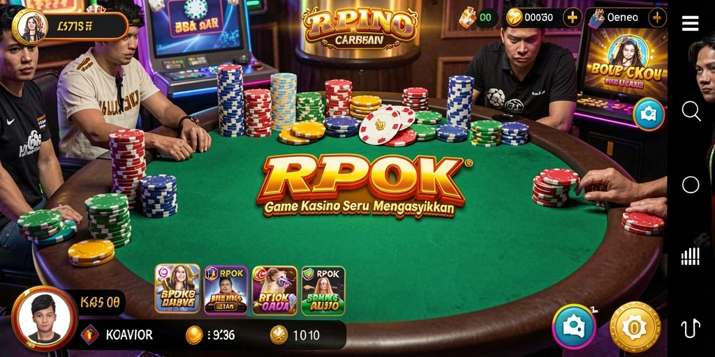 Tampilan utama RPOK dengan gameplay seru dan interaktif.