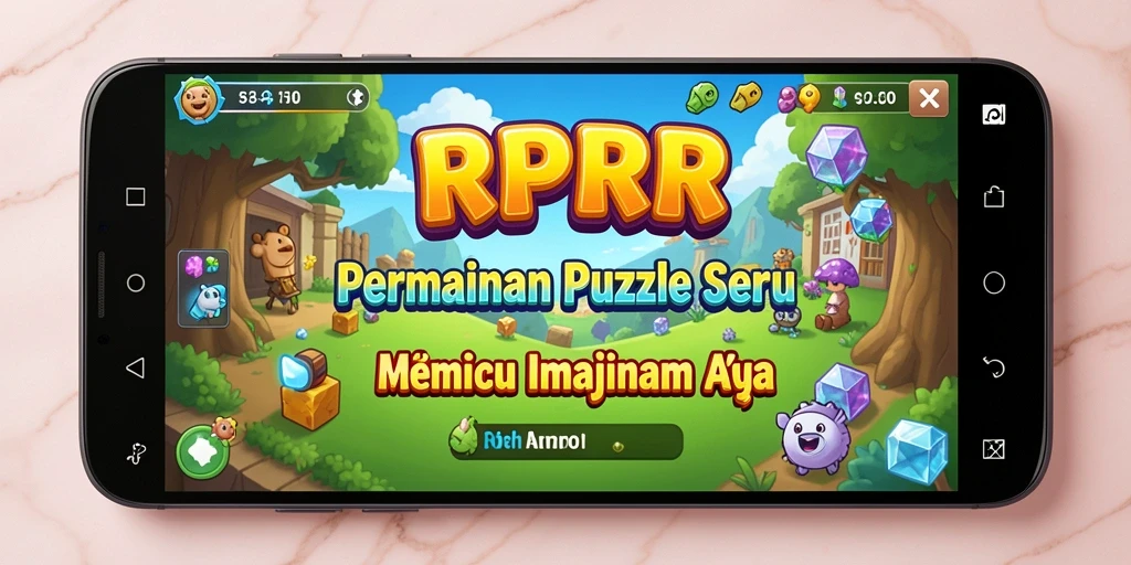 Screenshot gameplay RPRR menunjukkan tantangan puzzle yang menarik.