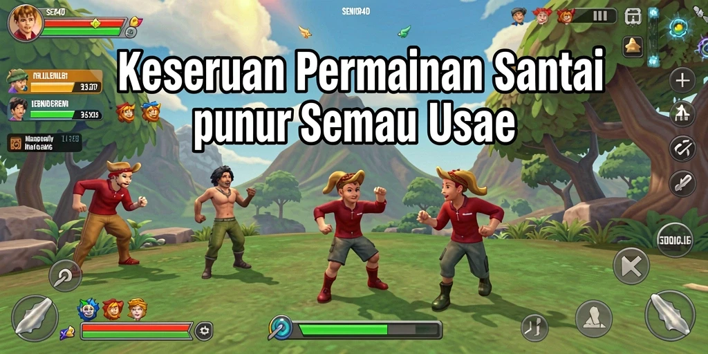Screenshot gameplay SERIUS4D yang menunjukkan tantangan menarik dalam permainan.