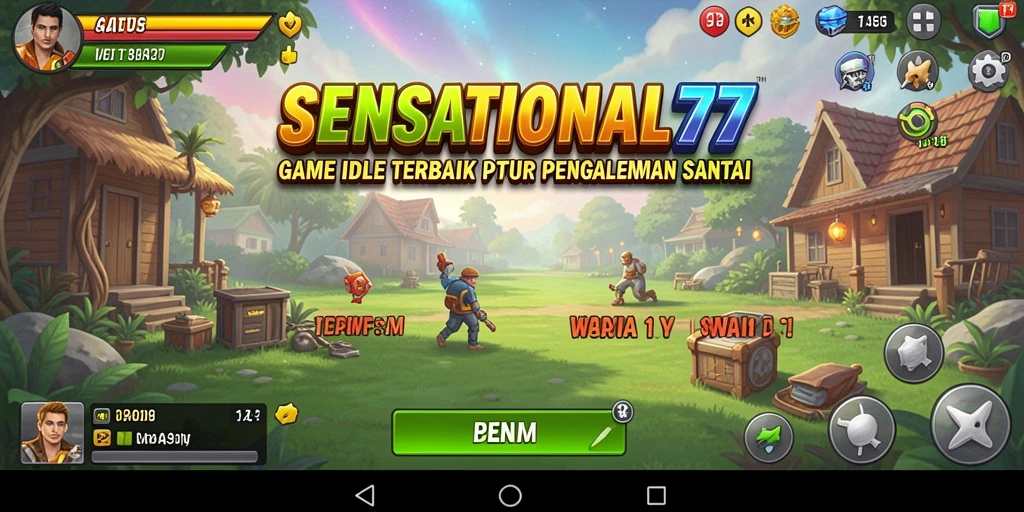 Tampilan gameplay SENSATIONAL77 yang menawan dan menyenangkan.
