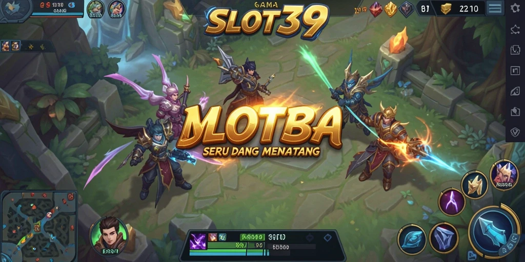 Gameplay SLOT39 yang seru dengan pertarungan tim.