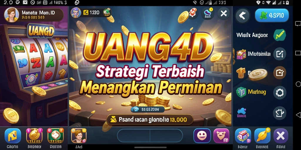 Tampilan gameplay intens dan strategis di UANG4D.