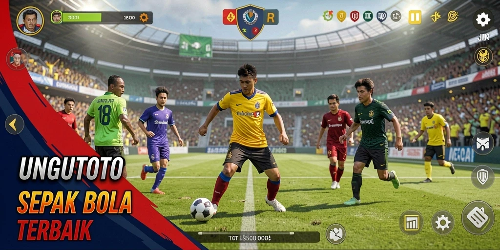 Tampilan gameplay UNGUTOTO yang mendebarkan dan kompetitif.