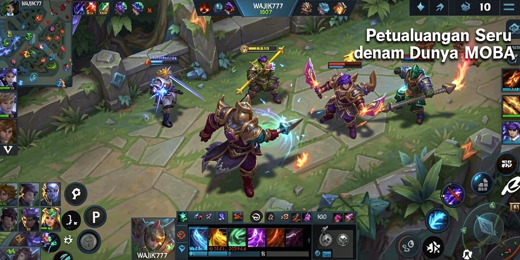 Tampilan gameplay WAJIK777 yang mendebarkan di arena pertempuran.